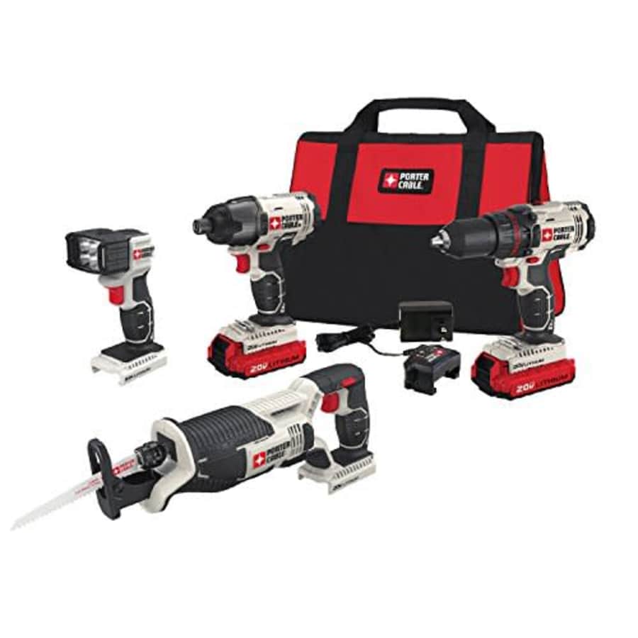 Porter-Cable PCCK615L4 20V 4-tool combo kit for $330