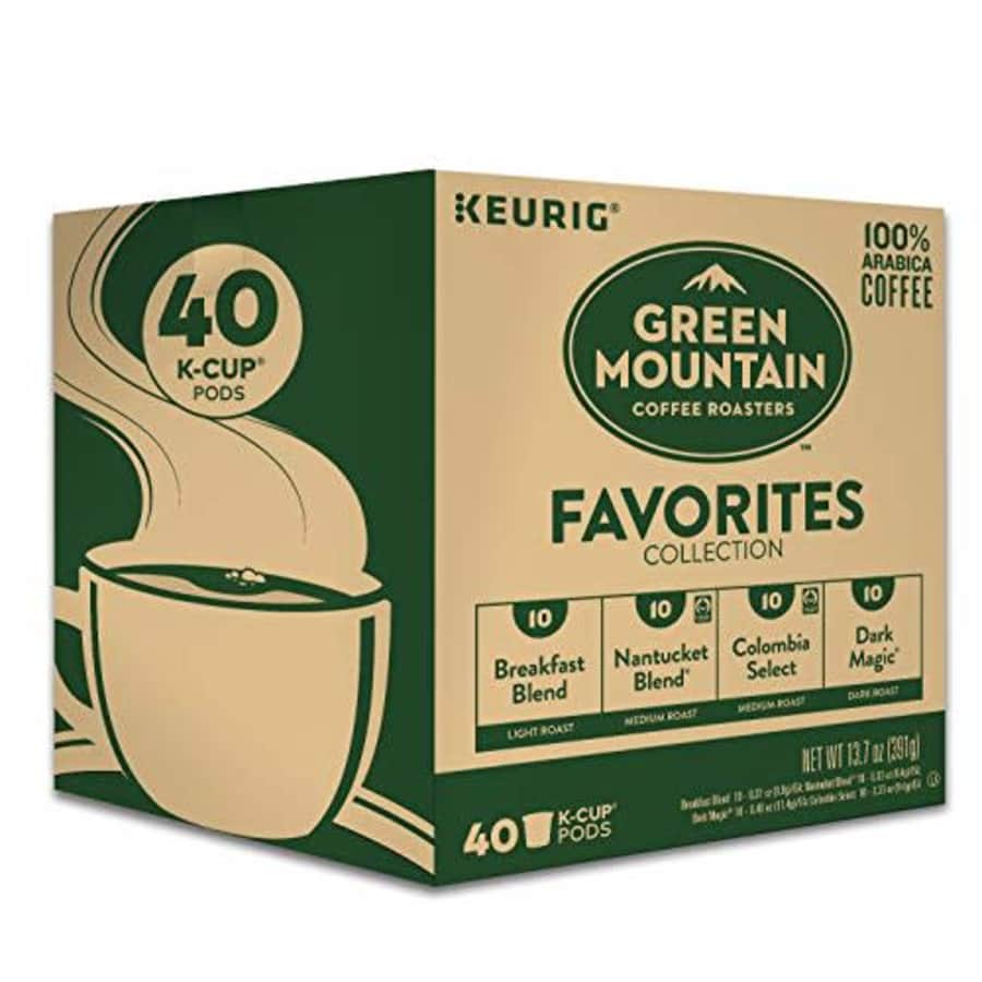 Keurig Green Mountain Coffee Roasters Favorites Collection Variety Pack, Single-Serve Coffee K-Cup for $29 Keurig Green Mountain Coffee Roasters Favorites Collection Variety Pack, Single-Serve Coffee K-Cup for $29