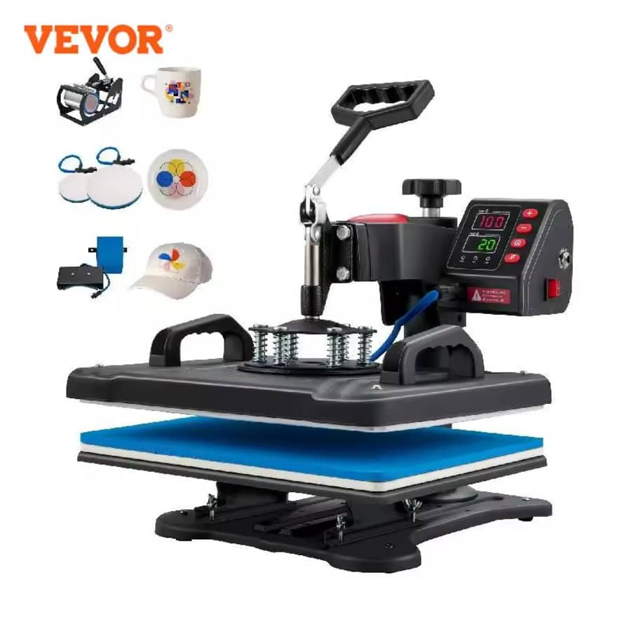 Vevor 5-in-1 Heat Press Machine for $94