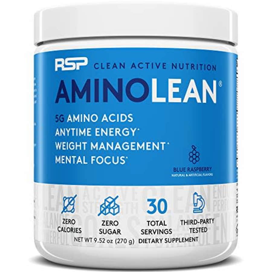 RSP AminoLean - All-in-One Pre Workout, Amino Energy, Weight Management Supplement with Amino for $30 RSP AminoLean - All-in-One Pre Workout, Amino Energy, Weight Management Supplement with Amino for $30