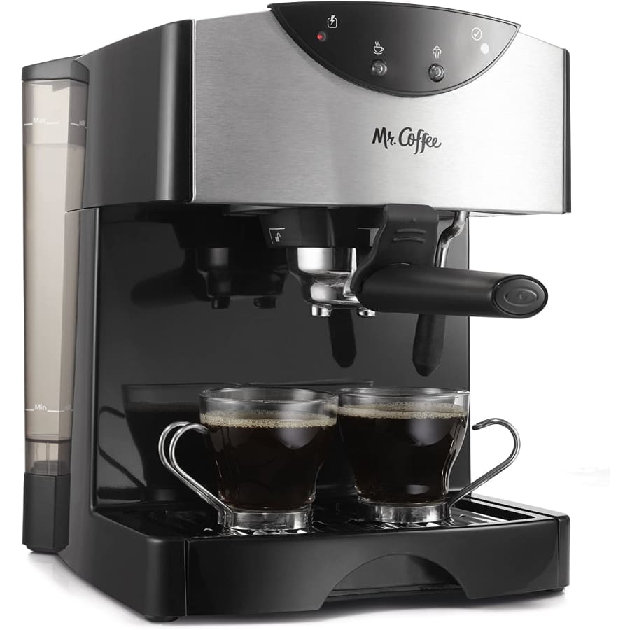 Mr. Coffee Pump Automatic Dual Shot Espresso / Cappuccino System for $68