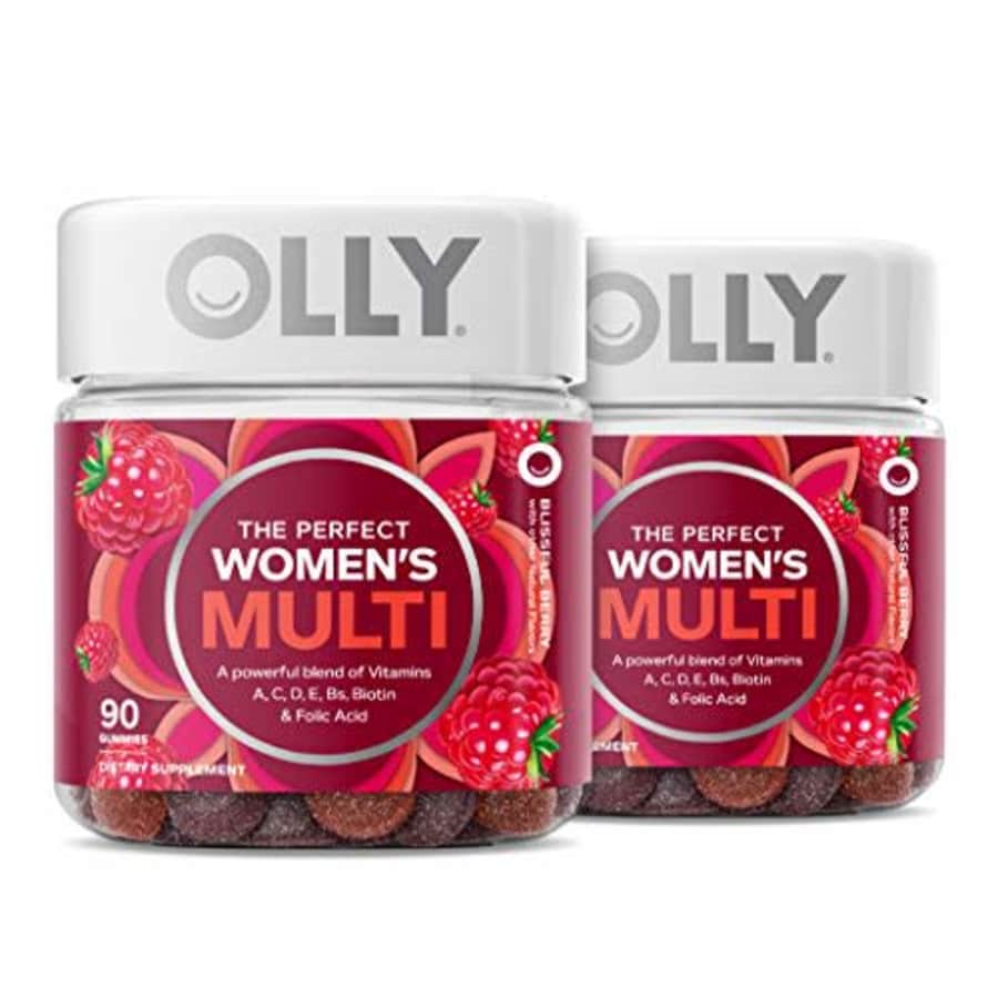 OLLY The Perfect Womens Gummy Multivitamin, 90 Day Supply (180 Gummies), Blissful Berry, Vitamins for $38 OLLY The Perfect Womens Gummy Multivitamin, 90 Day Supply (180 Gummies), Blissful Berry, Vitamins for $38