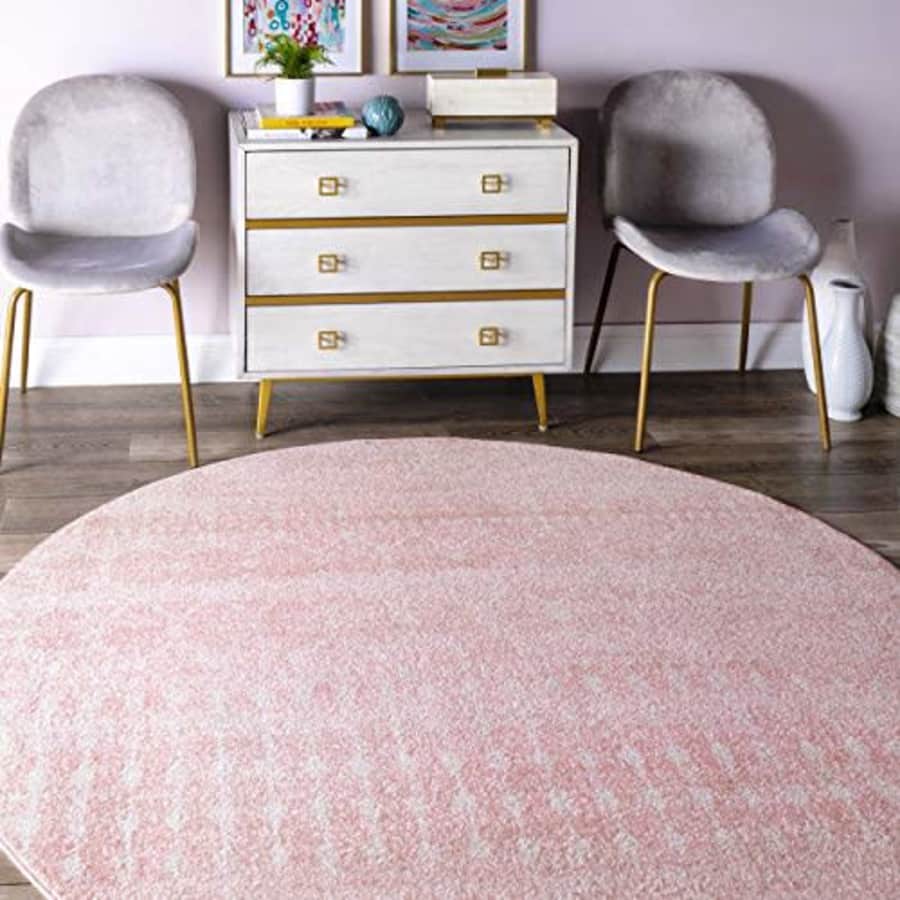 nuLOOM Moroccan Blythe Area Rug, 4' Round, Pink for $41 nuLOOM Moroccan Blythe Area Rug, 4' Round, Pink for $41