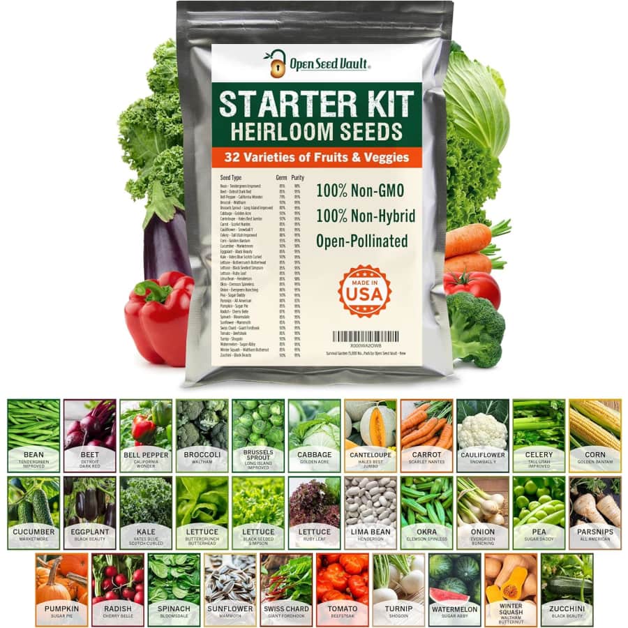 Open Seed Vault Gardening Seed Starter Kit for $24 via Sub & Save Open Seed Vault Gardening Seed Starter Kit for $24 via Sub & Save