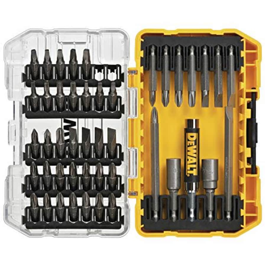 DeWalt 45-Piece Screwdriver Bit Set with Tough Case for $34