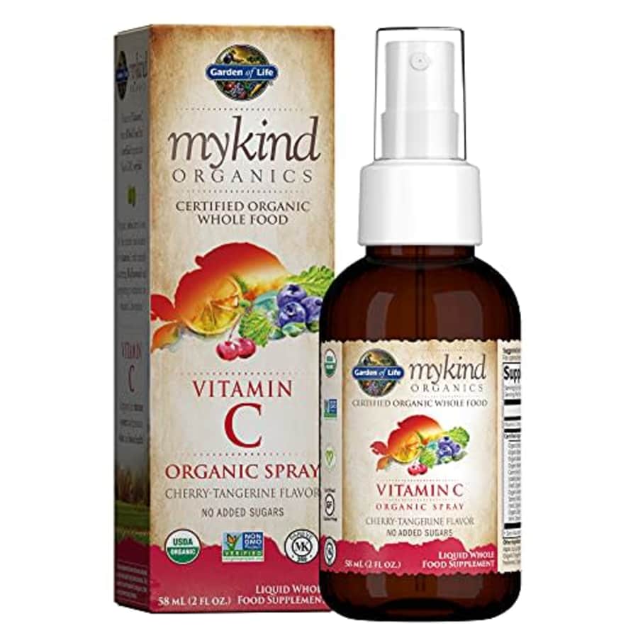 Garden of Life Organic Vitamin C for Kids and Adults, mykind Organics Vitamin C Spray for Skin for $10 Garden of Life Organic Vitamin C for Kids and Adults, mykind Organics Vitamin C Spray for Skin for $10