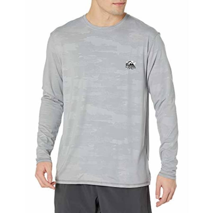 Quiksilver Men's Hawaii Homegrown Long Sleeve UPF 50+ Sun Protection, Sleet, S for $23 Quiksilver Men's Hawaii Homegrown Long Sleeve UPF 50+ Sun Protection, Sleet, S for $23