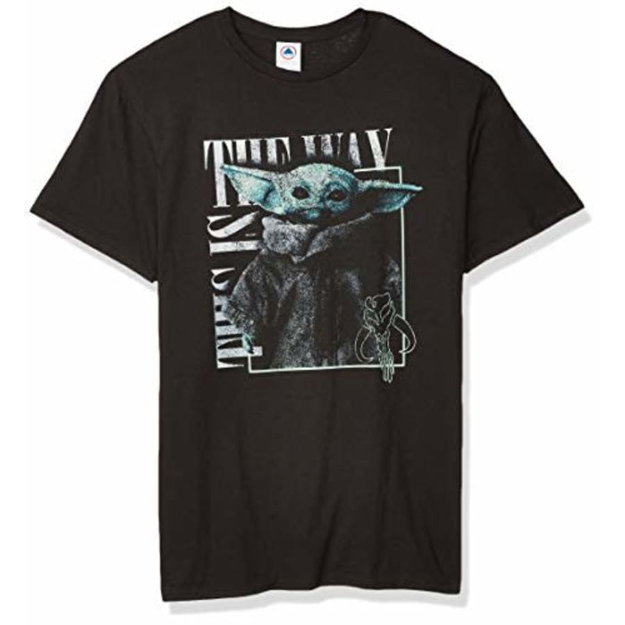 STAR WARS Men's T-Shirt, Black, Small for $14