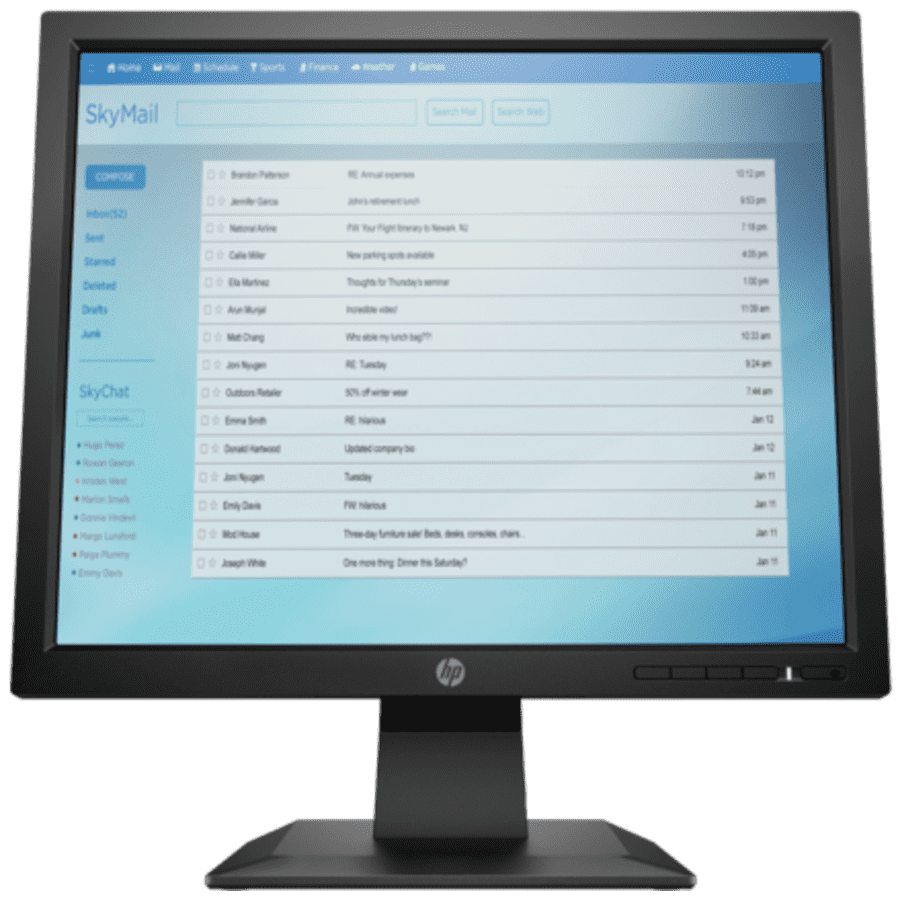 HP P174 17" Monitor for $75