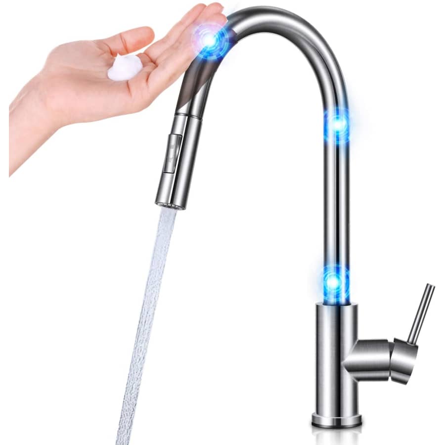 Carantee Touchless Kitchen Faucet with Pull Down Sprayer for $59 Carantee Touchless Kitchen Faucet with Pull Down Sprayer for $59