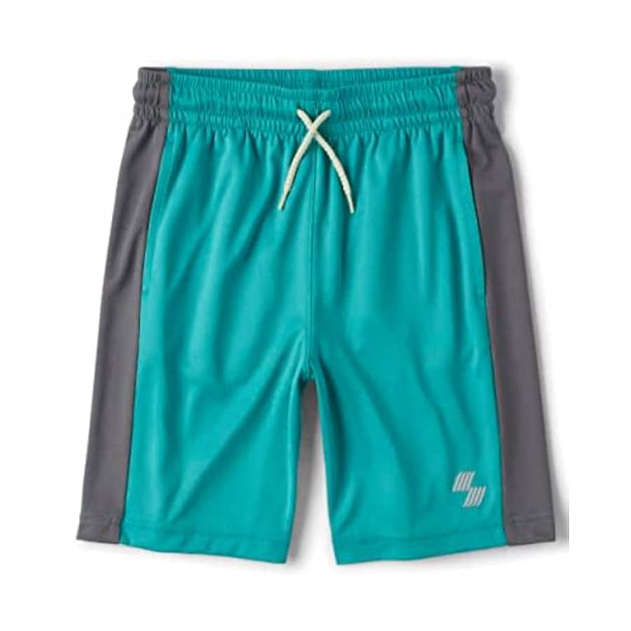 The Children's Place Boys' Performance Basketball Shorts 2 Pack, Multi, Small for $13