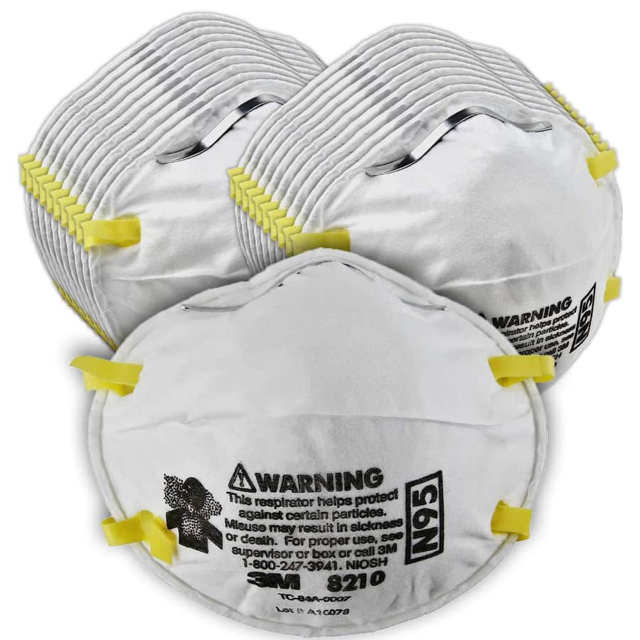 3M N95 Particulate Respirator 20-Pack for $20