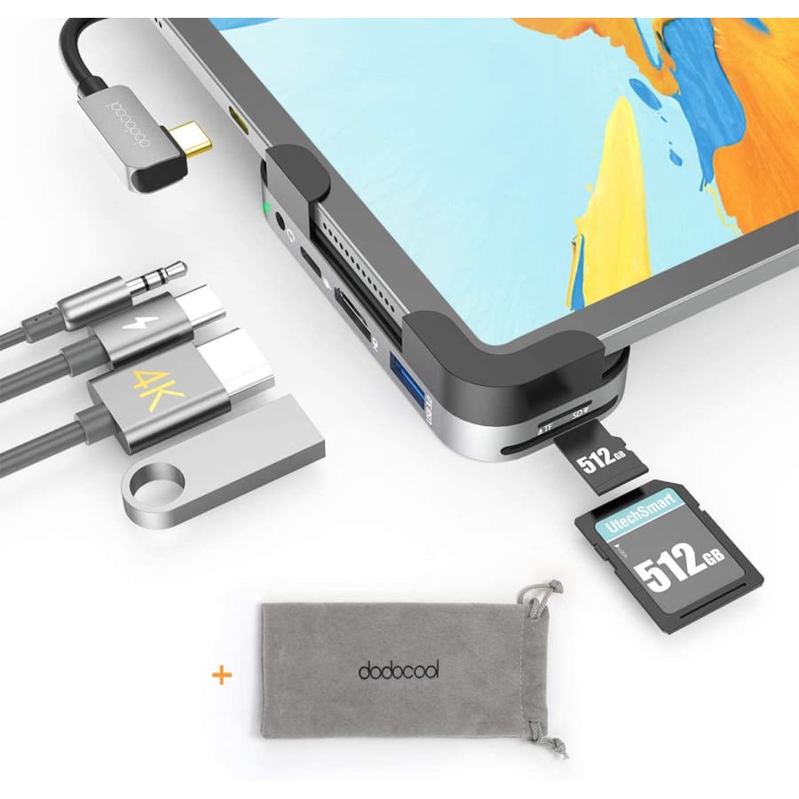 Dodocool 6-in-1 USB-C Hub for iPad Pro (2020) for $9 Dodocool 6-in-1 USB-C Hub for iPad Pro (2020) for $9
