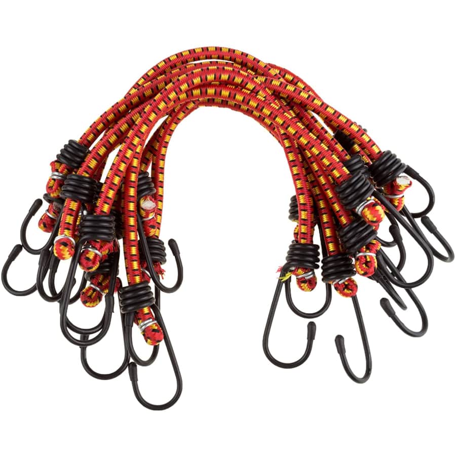Stalwart 12" Bungee Cord 10-Pack for $9 Stalwart 12" Bungee Cord 10-Pack for $9