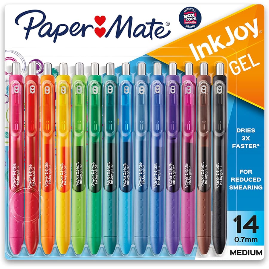 Paper Mate Medium Point InkJoy Gel Pens 14-Count for $12 Paper Mate Medium Point InkJoy Gel Pens 14-Count for $12