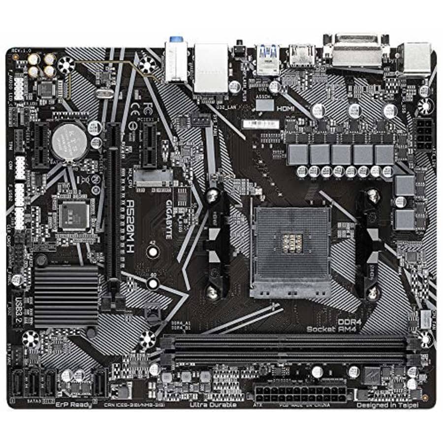 GIGABYTE AMD B450 Socket AM4 Micro ATX DDR4 Motherboard for $130