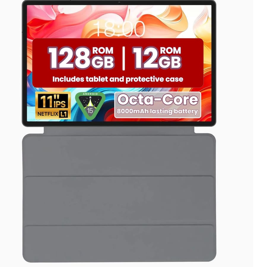 Juninke 11" 12GB+128GB Android Tablet w/ Case for $60 Juninke 11" 12GB+128GB Android Tablet w/ Case for $60