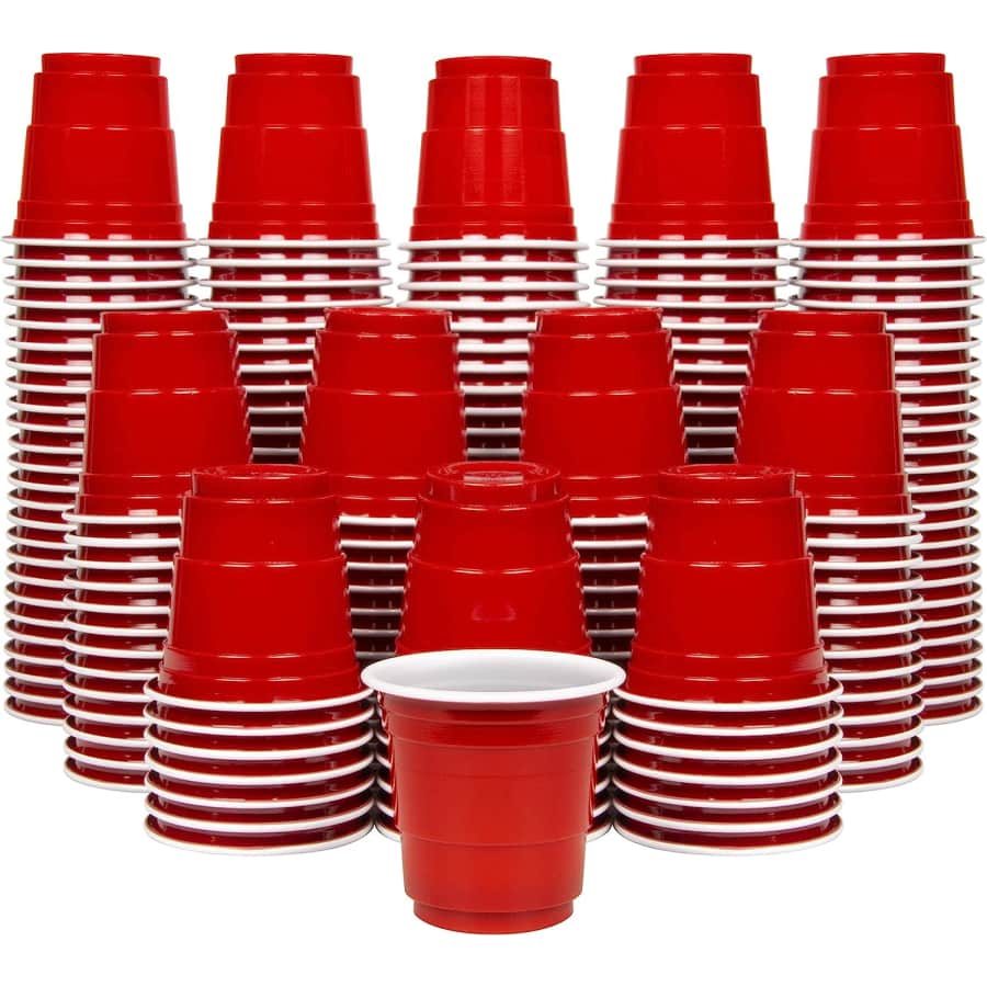 GoPong 2-oz. Plastic Shot Cups 200-Pack for $10