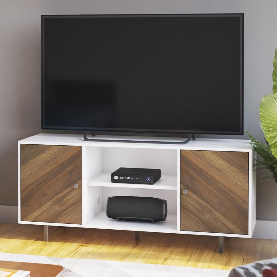 Twin Star Home 54" 2-Shelf TV Stand for $141 Twin Star Home 54" 2-Shelf TV Stand for $141