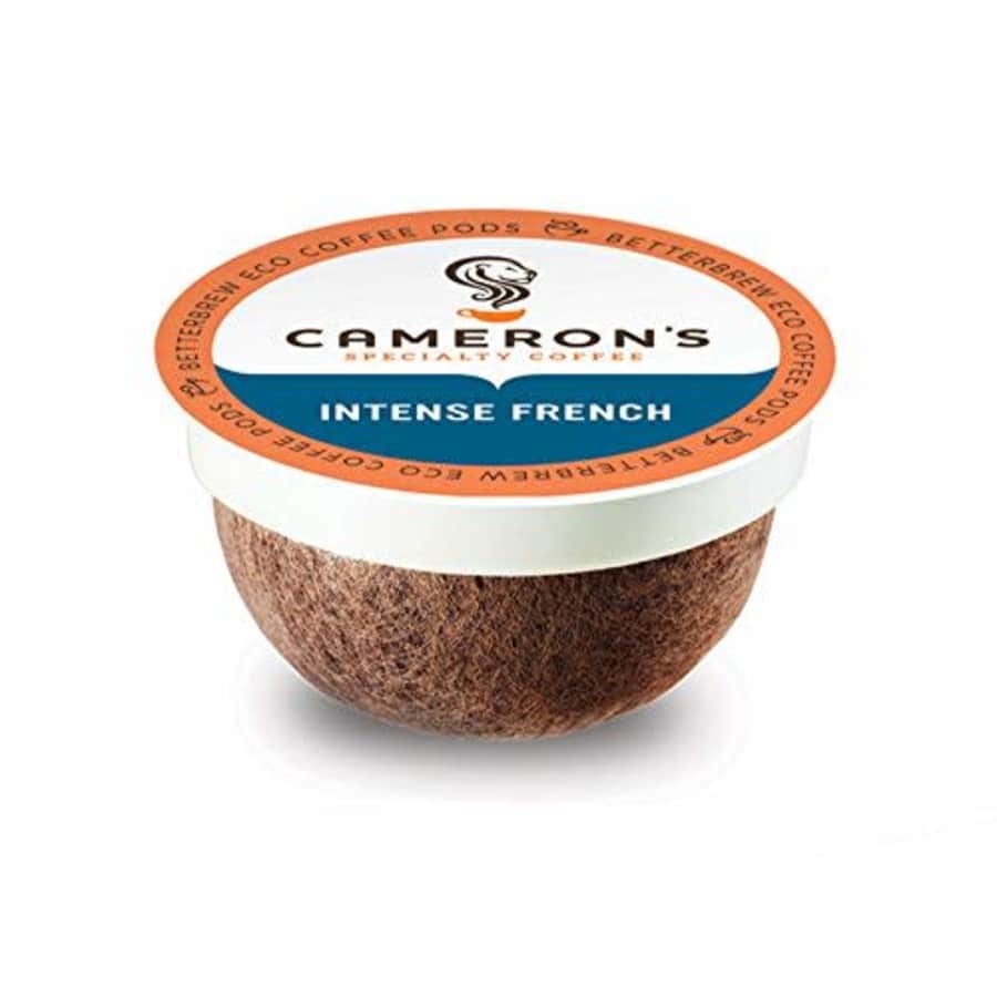 Cameron's Coffee Single Serve Pods, Intense French, 18 Count (Pack of 1) for $33