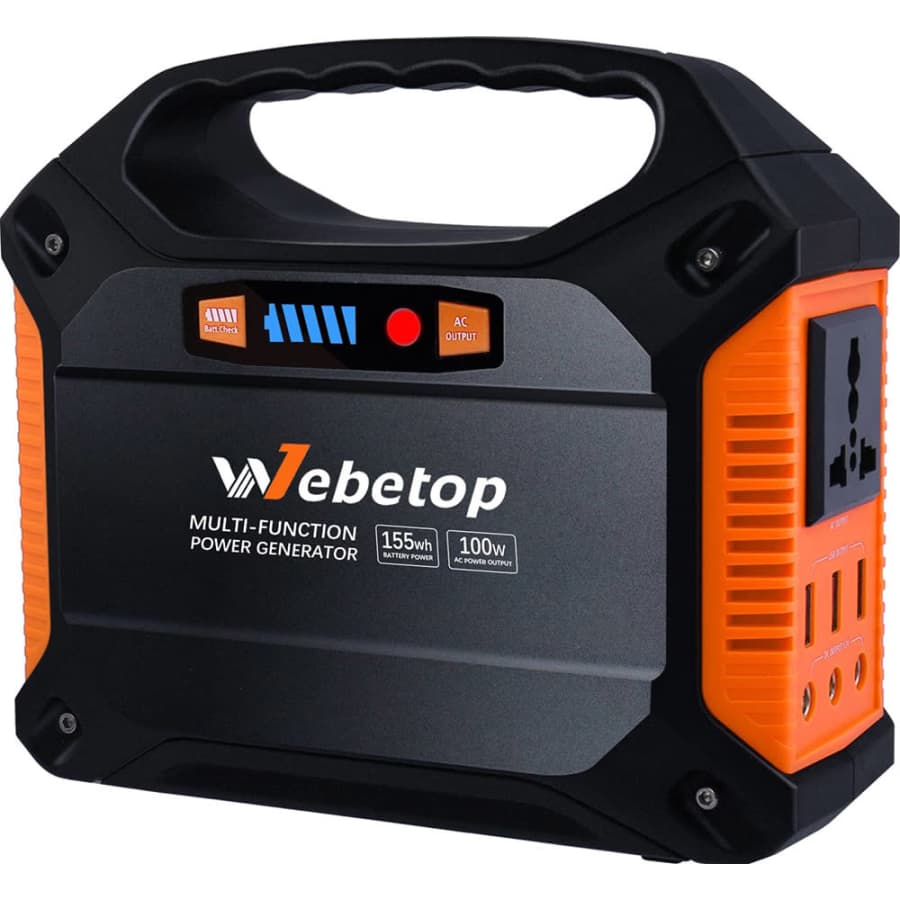 Webetop 155Wh 42,000mAh Portable Power Station for $79 Webetop 155Wh 42,000mAh Portable Power Station for $79
