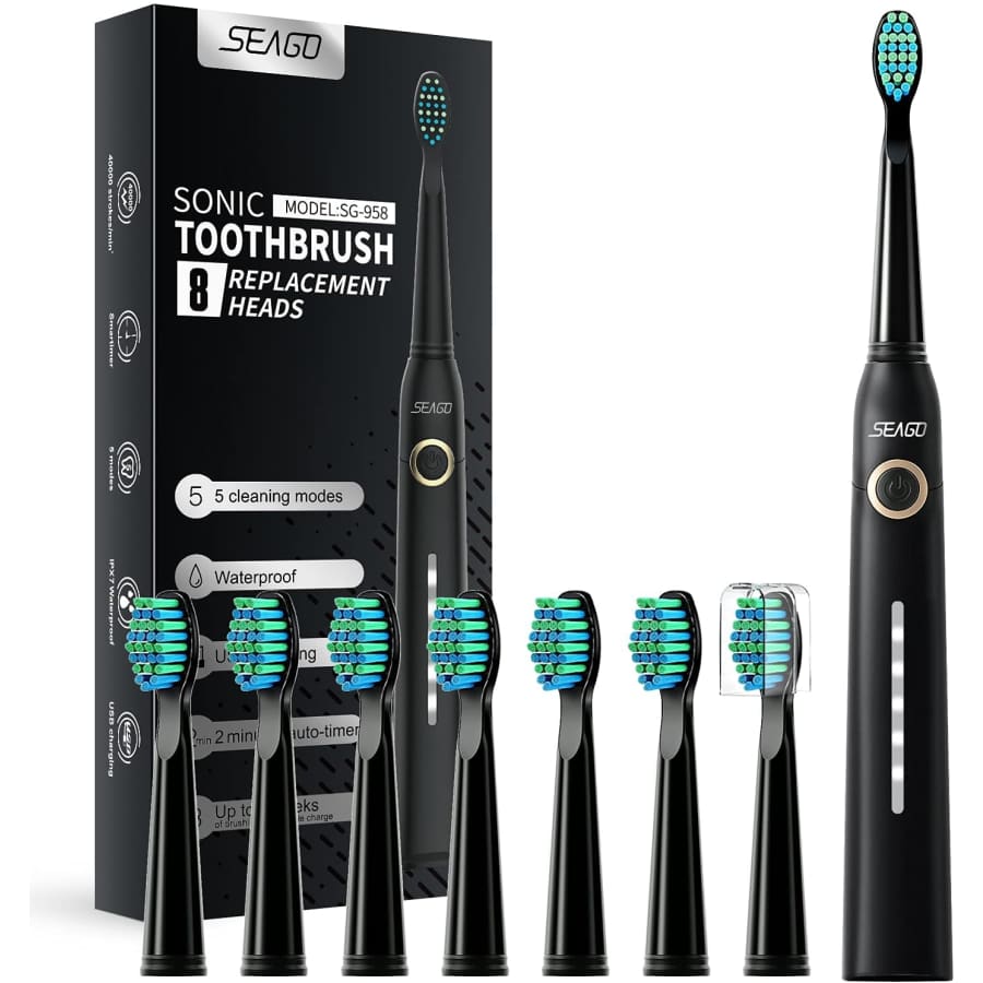 Seago Dual Sonic Electric Toothbrush Kit for $20 Seago Dual Sonic Electric Toothbrush Kit for $20