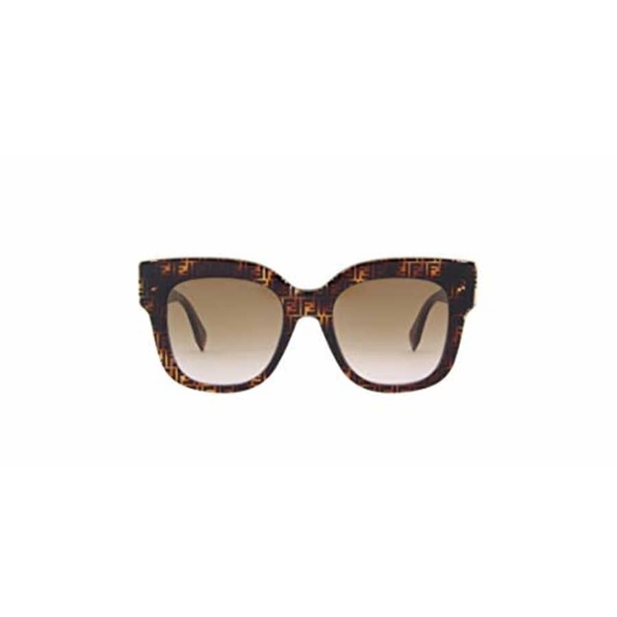 Fendi - FF0359/G/S Brown Black Red/Brown Pink Gradient Square Women Sunglasses - 51mm for $220 Fendi - FF0359/G/S Brown Black Red/Brown Pink Gradient Square Women Sunglasses - 51mm for $220