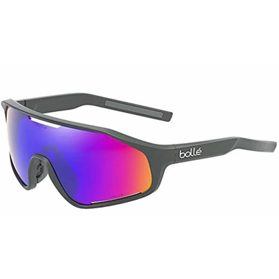 Bolle boll BS010001 Shifter Sunglasses, Titanium Matte - Volt+ Ultraviolet Cat 4 for $120