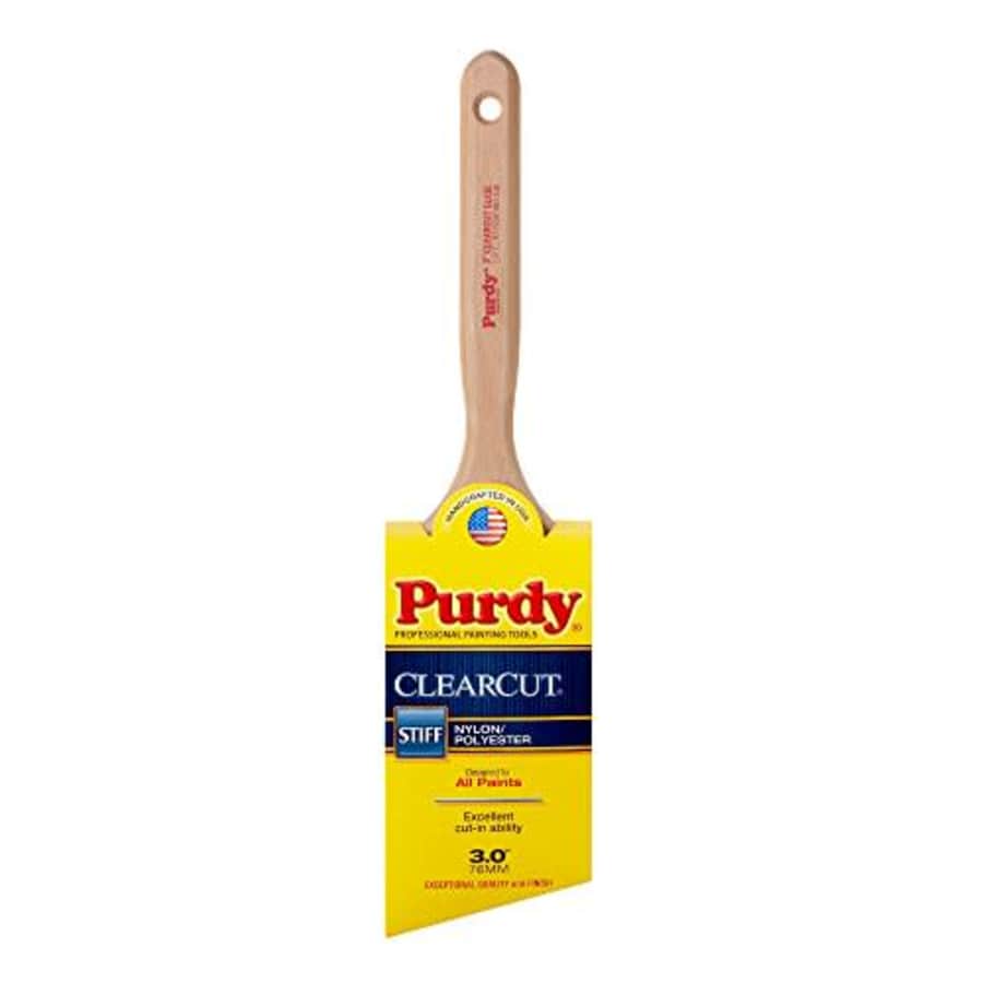 Purdy 144152130 Clearcut Series Glide Angular Trim Paint Brush, 3 inch for $24