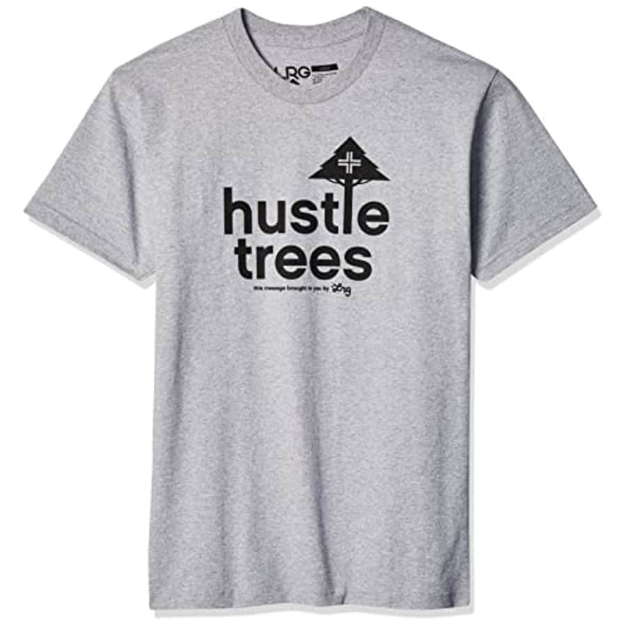 LRG mens Lrg Men's Rc Hustle Trees Shirts,x-large,athletic Heather/Black T Shirt, Athletic for $17