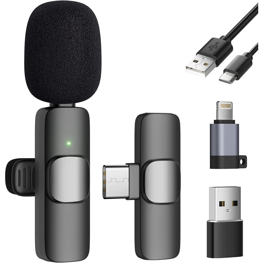 Wireless Lavalier Microphone for iPhone/Android/PC for $13 Wireless Lavalier Microphone for iPhone/Android/PC for $13