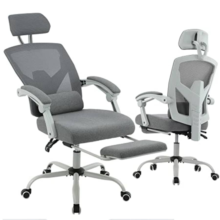 edx Ergonomic Office Chair, Reclining High Back Mesh Computer Desk Swivel Rolling Home Task Chair for $99