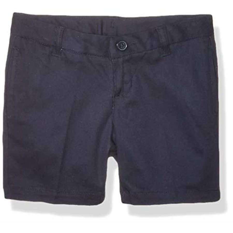 French Toast Girls' Big Pull-On Short, Black, 14.5 for $13