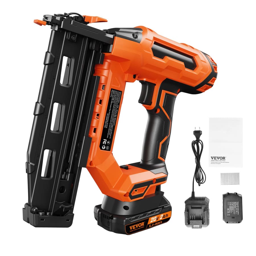 Vevor 20V Cordless Brad Nailer Kit for $152