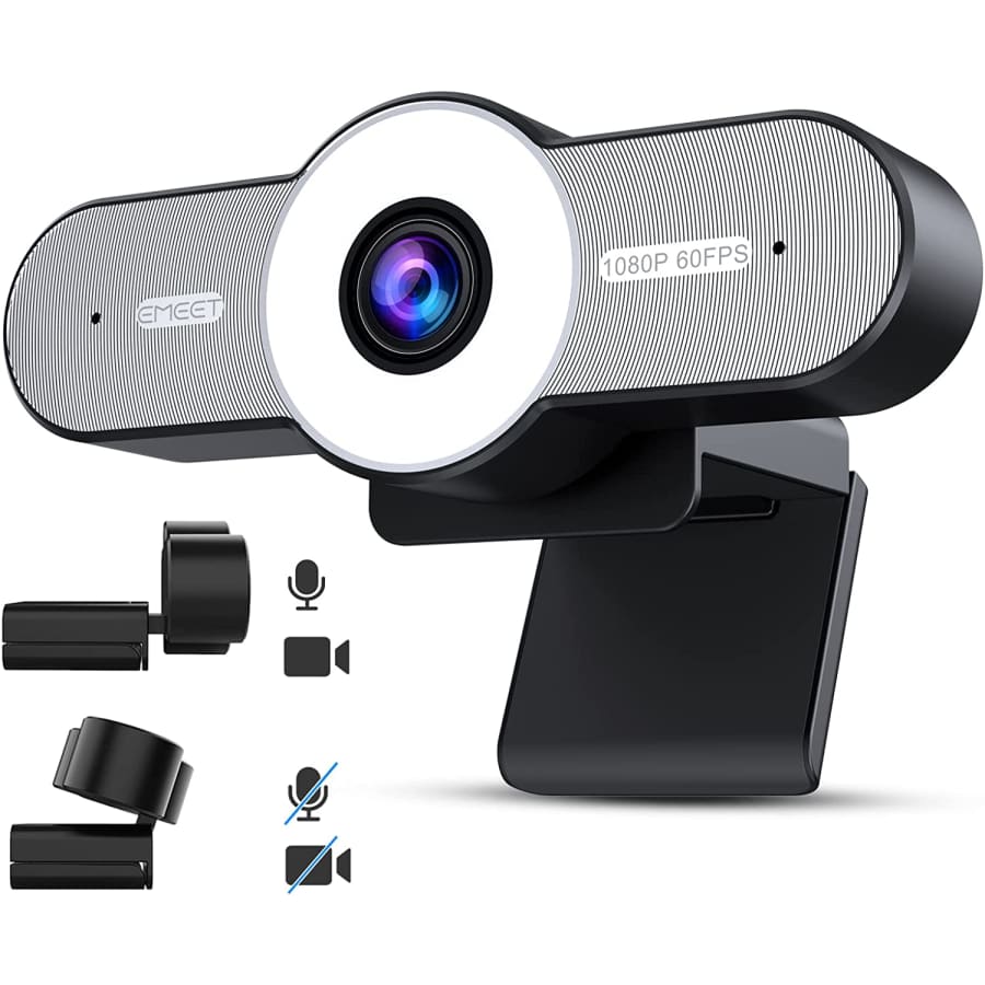 eMeet 1080p Webcam with Noise Reduction Mics for $40 eMeet 1080p Webcam with Noise Reduction Mics for $40