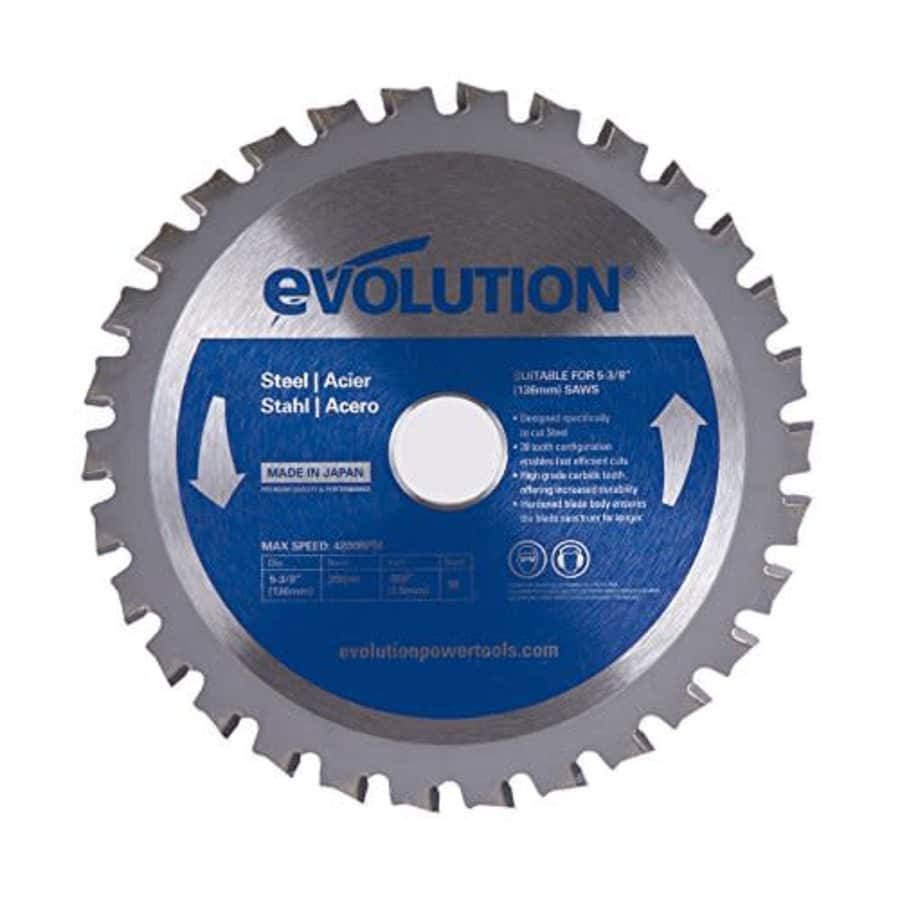 Evolution Power Tools 5-3/8BLADEST Steel Cutting Saw Blade, 5-3/8-Inch x 30-Tooth for $48