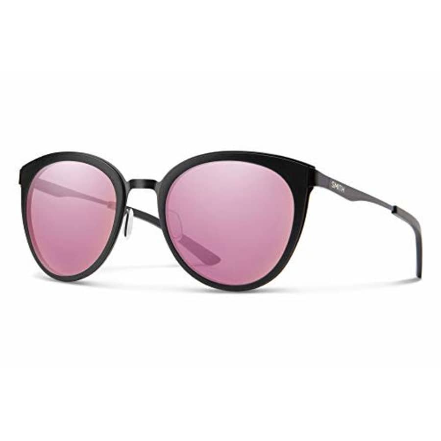 SMITH Somerset Sunglasses Matte Black/Pink Mirror for $90 SMITH Somerset Sunglasses Matte Black/Pink Mirror for $90