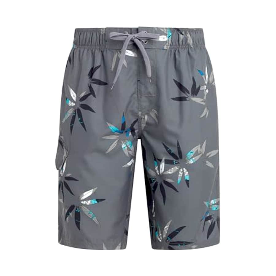 Kanu Surf Men's Standard Wade Swim Trunks (Regular & Extended Sizes), Reef Charcoal for $25 Kanu Surf Men's Standard Wade Swim Trunks (Regular & Extended Sizes), Reef Charcoal for $25