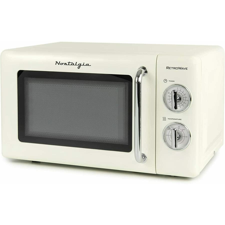 Nostalgia RetroWave 0.7-Cu. Ft. 700W Microwave for $68 Nostalgia RetroWave 0.7-Cu. Ft. 700W Microwave for $68
