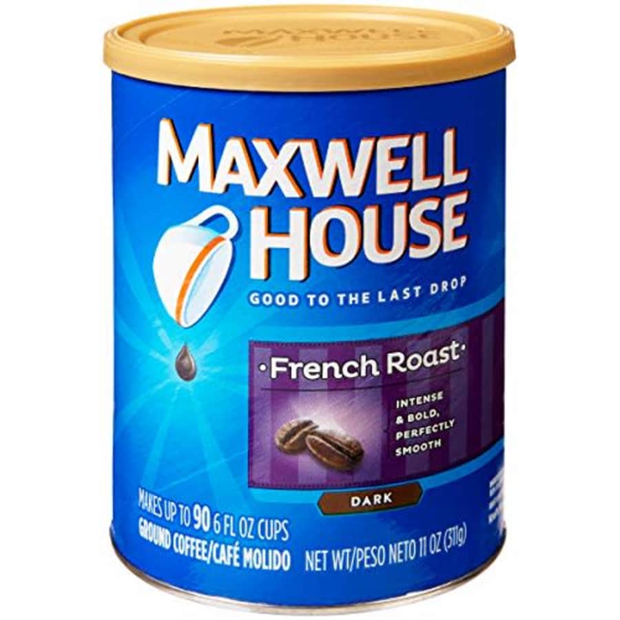 Maxwell House French Roast Dark Roast Ground Coffee (11 oz Bag) for $6