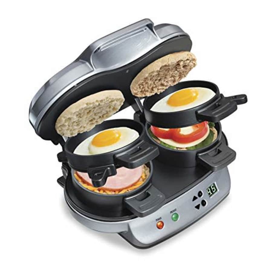 Hamilton Beach Dual Breakfast Sandwich Maker: $33 Hamilton Beach Dual Breakfast Sandwich Maker: $33