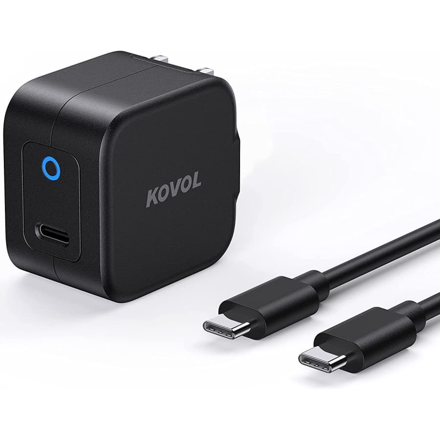 Kovol Sprint 25W PPS/PD USB-C Fast Wall Charger w/ Cable for $10 Kovol Sprint 25W PPS/PD USB-C Fast Wall Charger w/ Cable for $10
