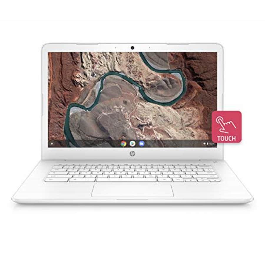HP Chromebook 14-inch Laptop with 180-Degree Hinge, Touchscreen Display, AMD Dual-Core A4-9120 for $230