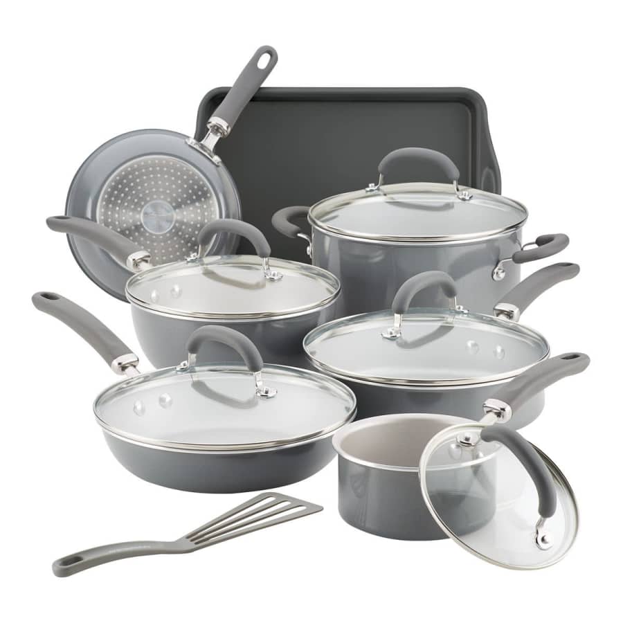 Rachael Ray 13-Piece Aluminum Nonstick Cookware Set for $98 after rebate + $20 Kohl's Cash Rachael Ray 13-Piece Aluminum Nonstick Cookware Set for $98 after rebate + $20 Kohl's Cash