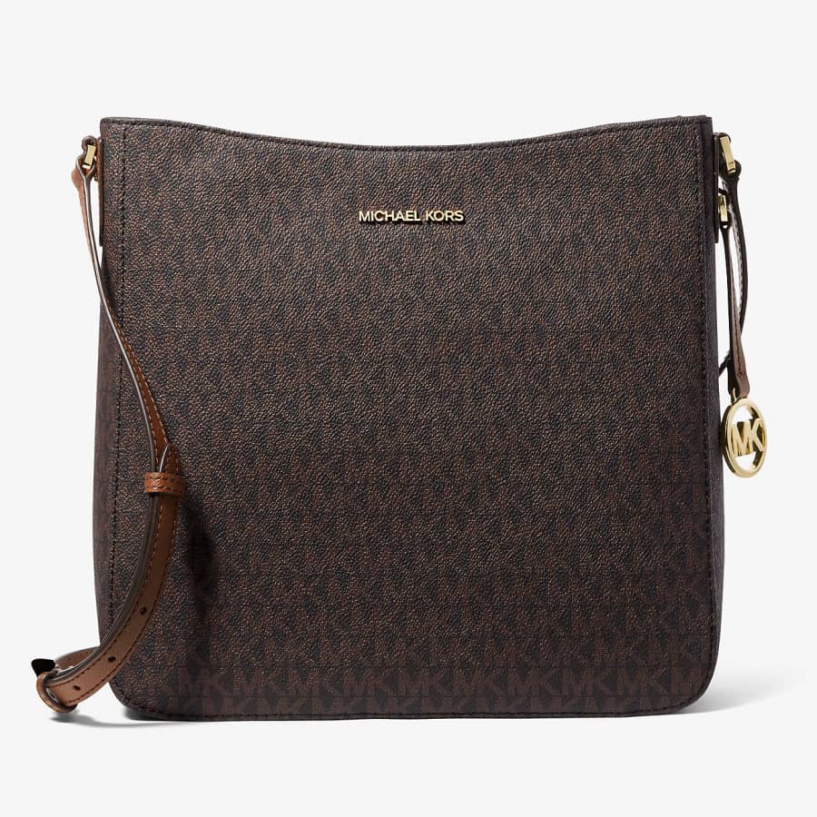 Michael Michael Kors Jet Set Travel Large Logo Messenger Bag for $69
