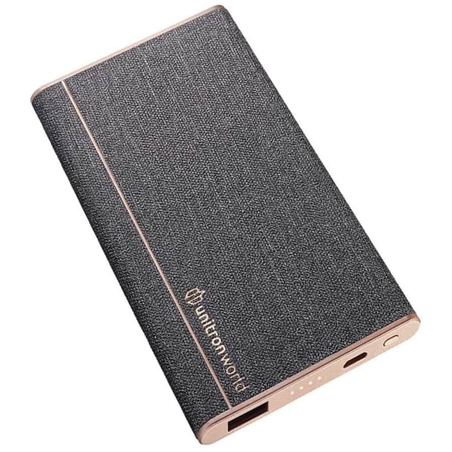 Unitron World 5,000mAh Ultra Slim Portable Power Bank for $14 Unitron World 5,000mAh Ultra Slim Portable Power Bank for $14