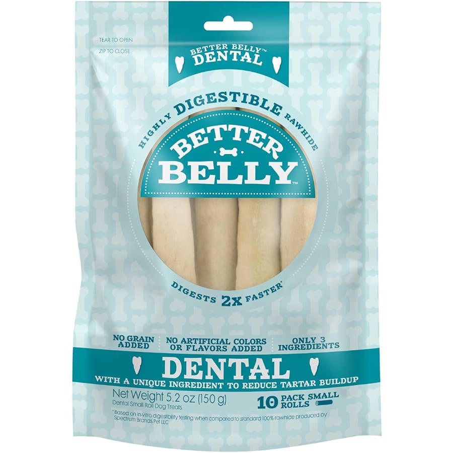 Better Belly Rawhides for Dogs 10-Pack for $2.36 via Sub & Save
