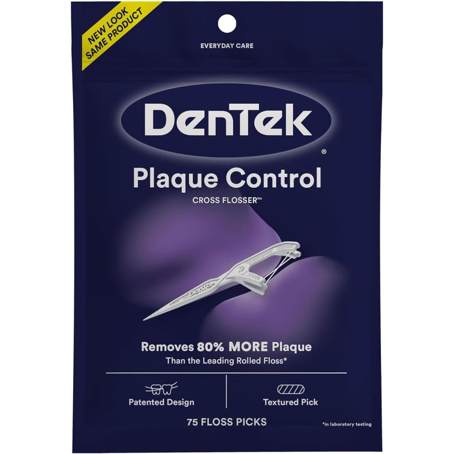 DenTek Plaque Control Cross Flosser Picks 75-Count Pack for $2.30 via Sub & Save
