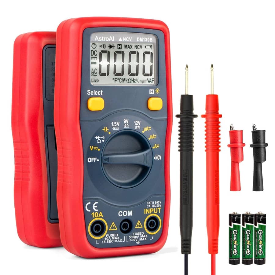 AstroAI 4,000-Count TRMS Multimeter for $19