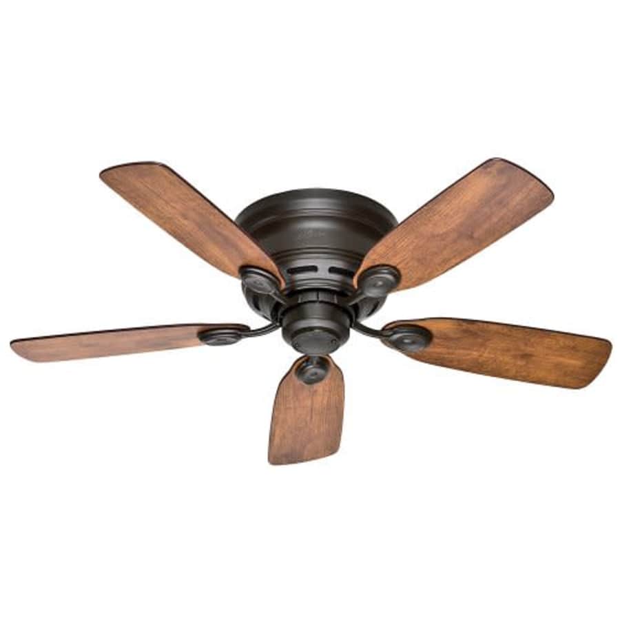 Hunter Fan Hunter Indoor Low Profile IV Ceiling Fan with Pull Chain Control, 42", New Bronze for $100 Hunter Fan Hunter Indoor Low Profile IV Ceiling Fan with Pull Chain Control, 42", New Bronze for $100